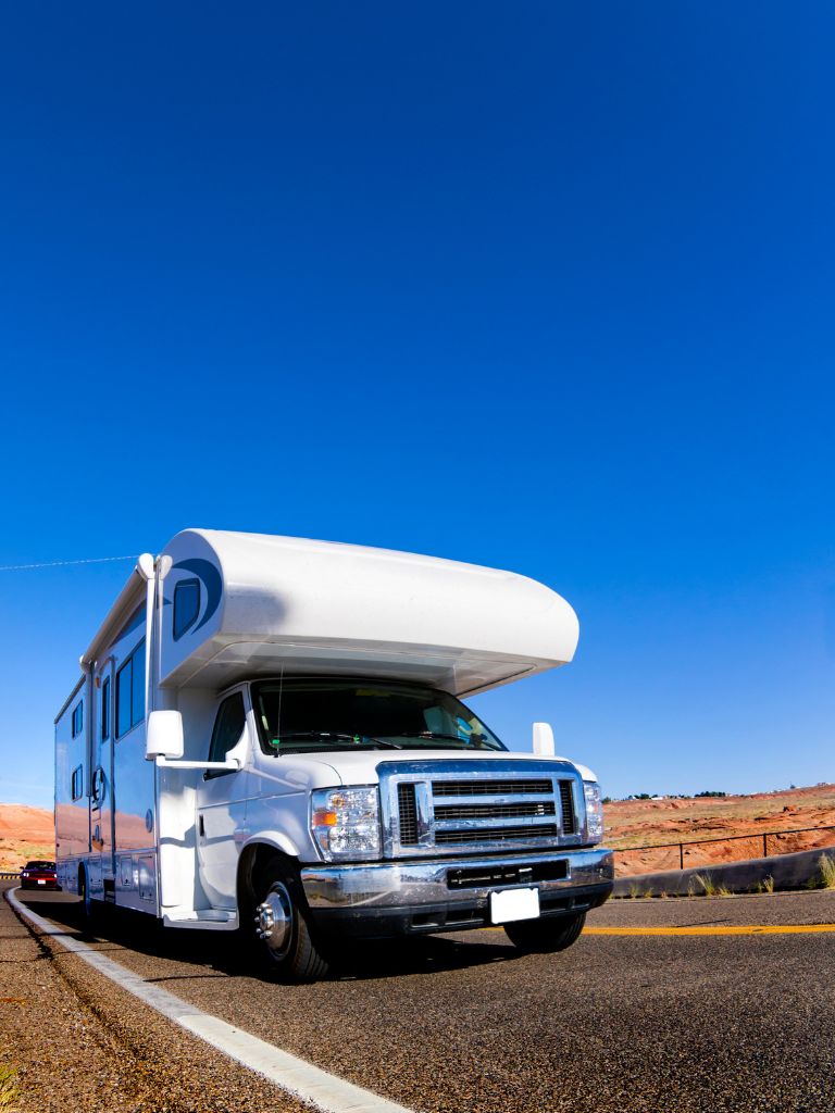 RV on the road