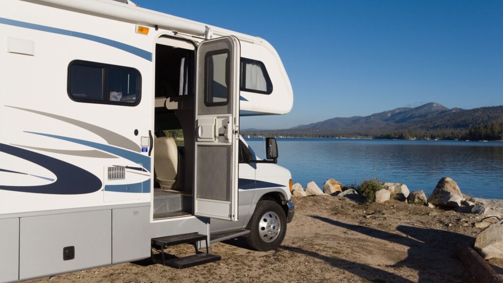 Rv by a lake Ace Mobile Detailing